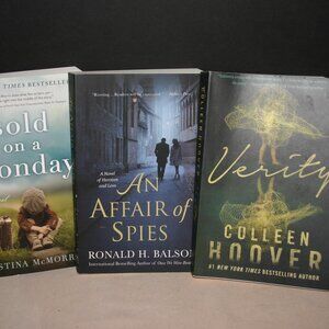 Set of Three Top Selling Novel Paperback Books B-121